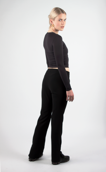 Black Trousers With Zippers