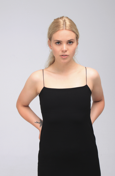 Black Slip On Dress