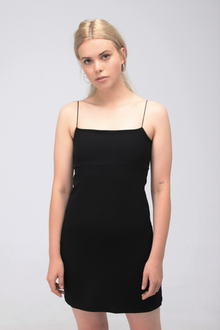 Black Slip On Dress