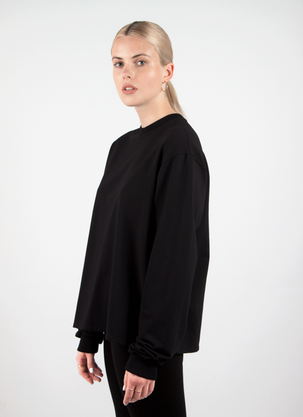 Black Long Sleeve Top