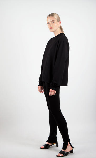 Black Long Sleeve Top