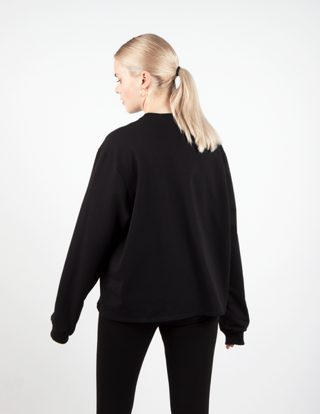 Black Long Sleeve Top