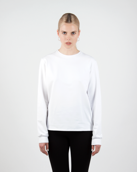 White Long Sleeve Top